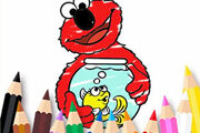 Coloring Book: Elmo New Friend